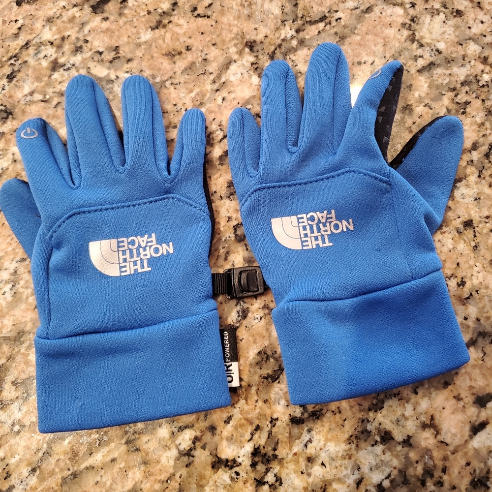 The North Face Blue Winter Gloves